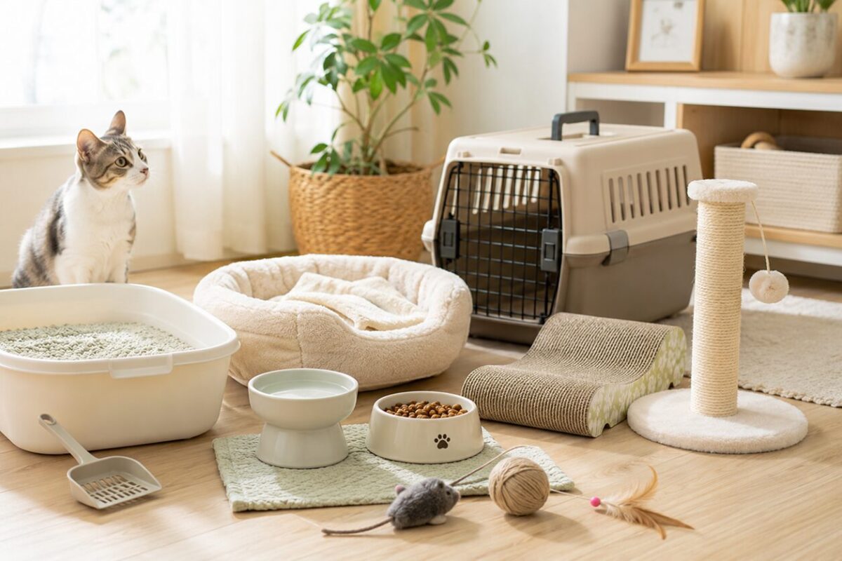 初めて猫を迎える時に必要なもの。まず揃えておきたい猫用品まとめ