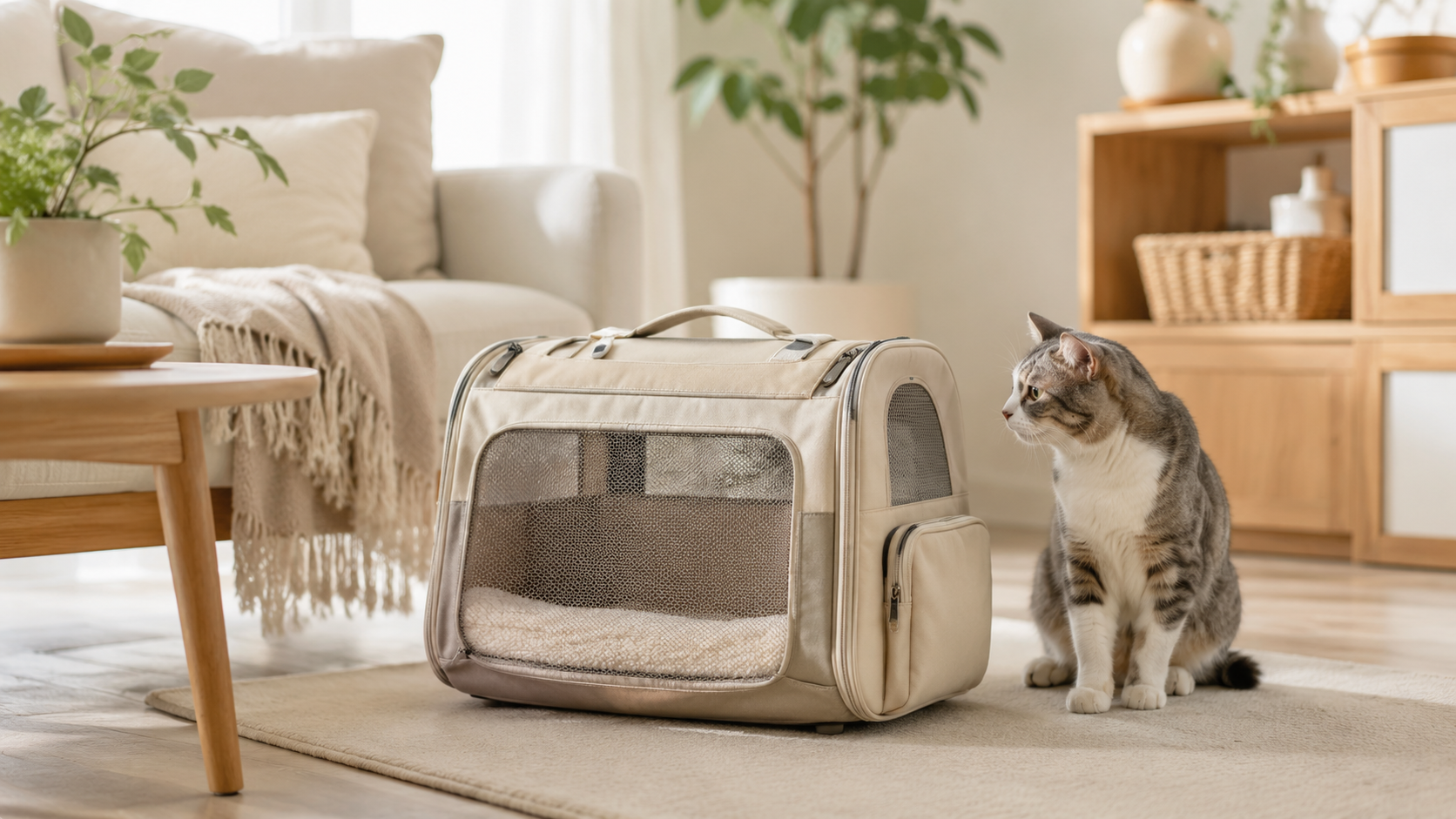 猫用キャリーケースはいつ必要？通院・お迎え・避難に備える選び方